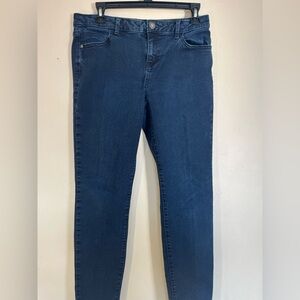 Simply Vera Vera Wang Dark Blue Straight Leg Jeans